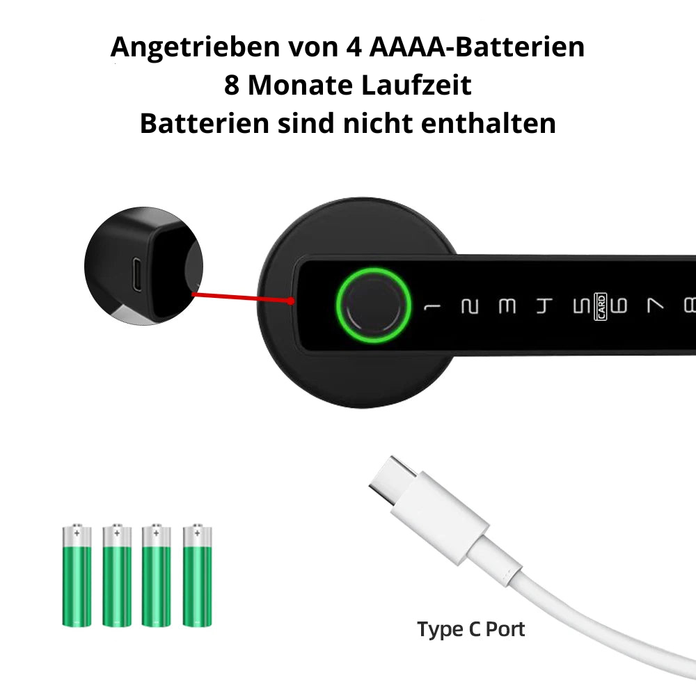 Fingerprint Türschloss Nachrüsten