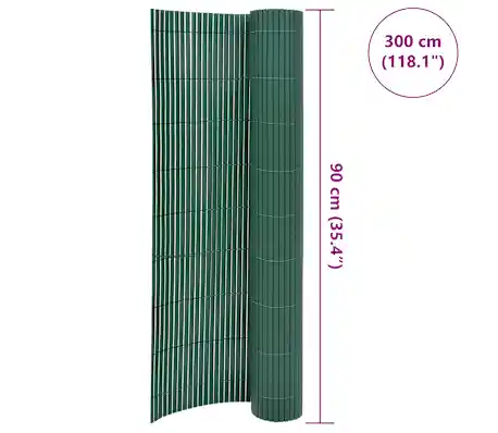 Gartenzaun Grün Kunststoff