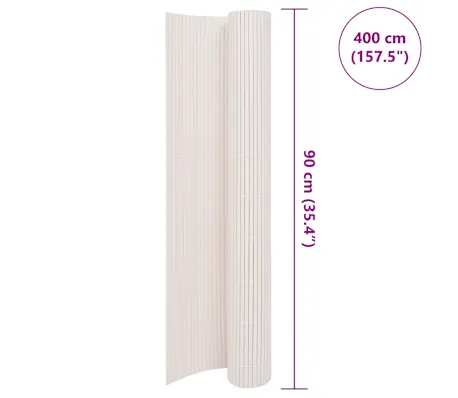 Kunststoff Sichtschutz Weiss