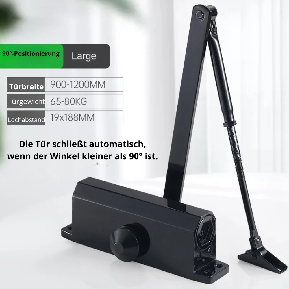Türschließer mit Feststellfunktion