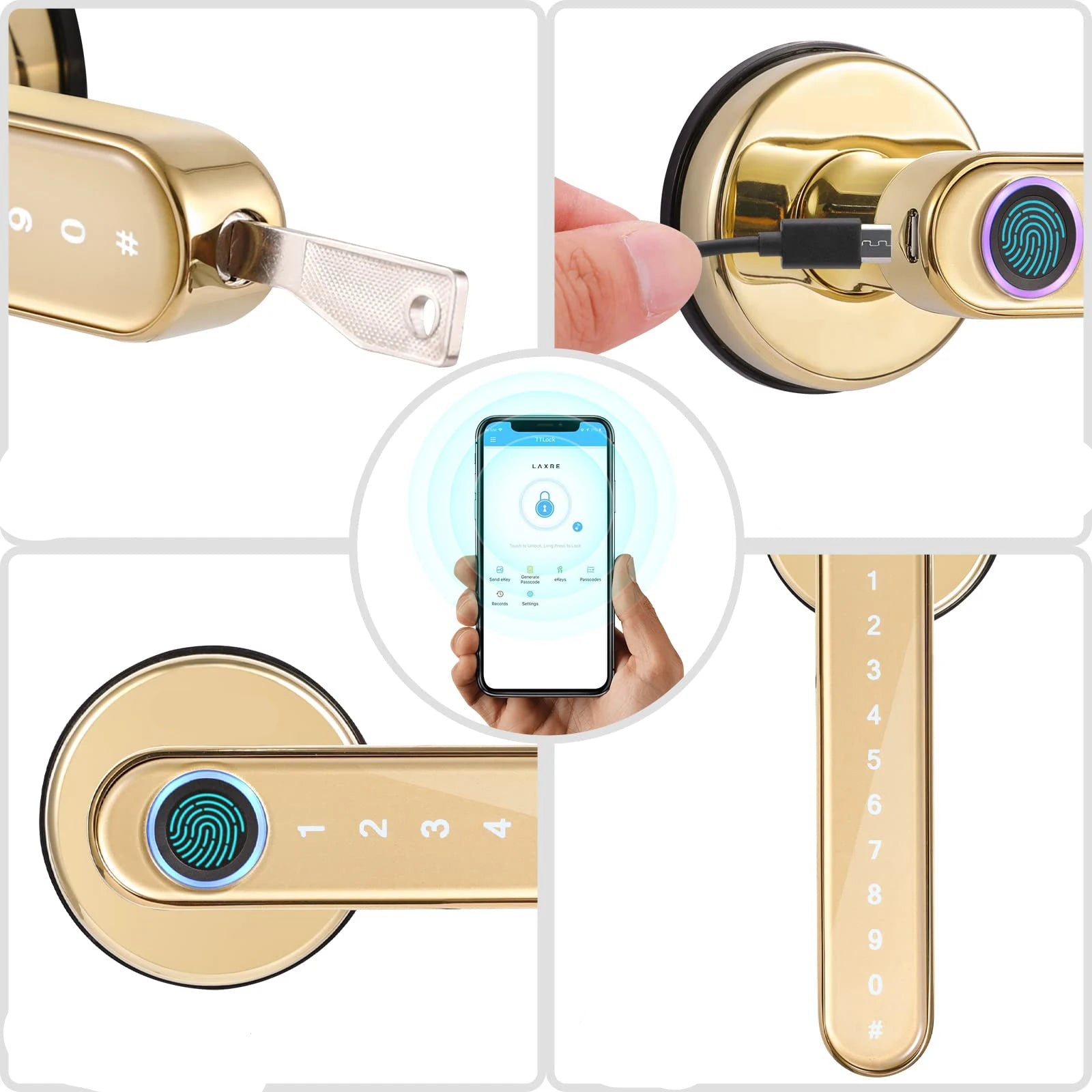 Elektronisches Türschloss Alexa