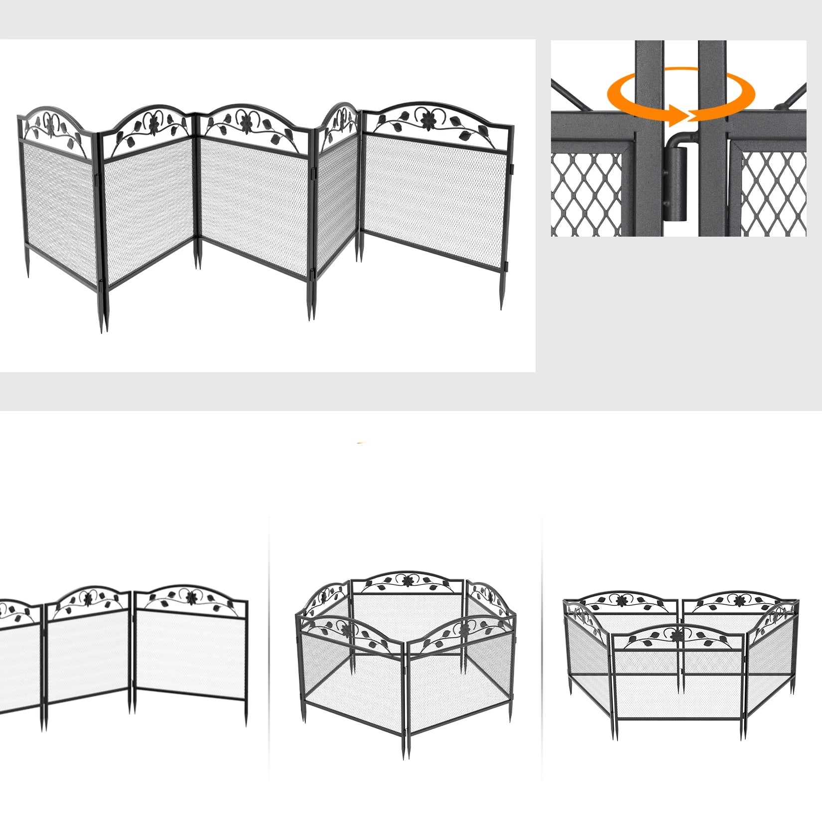 Design Gartenzaun Metall