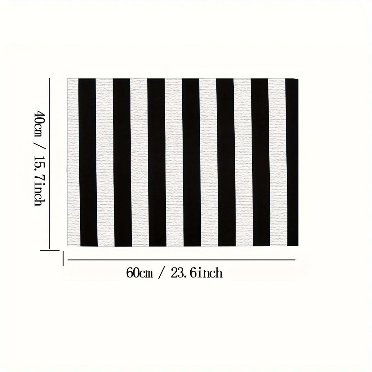 Fußmatte Schwarz Weiß