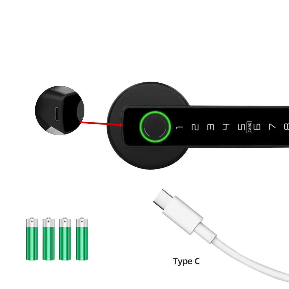 Biometrisches Türschloss Haustür