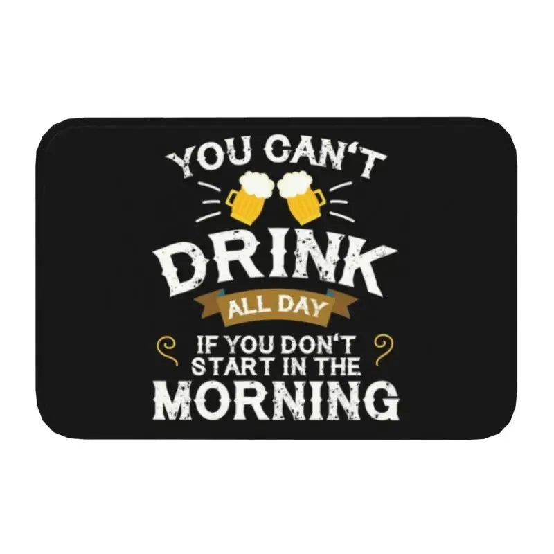 Fußmatte Alkohol