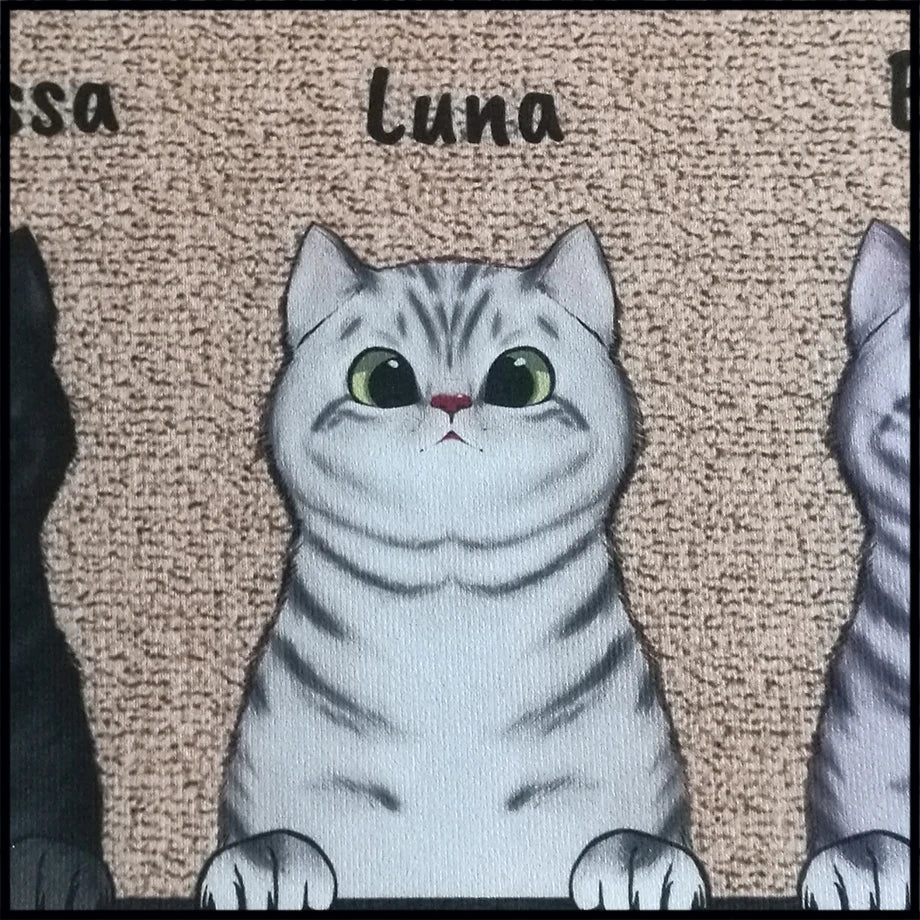 Fußmatte Katzen Personalisiert