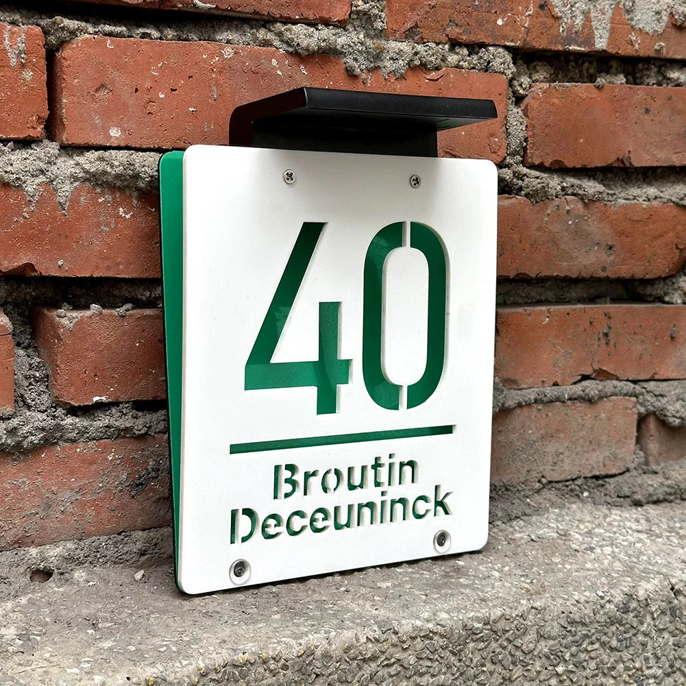 Namensschilder Haustür Zum Kleben