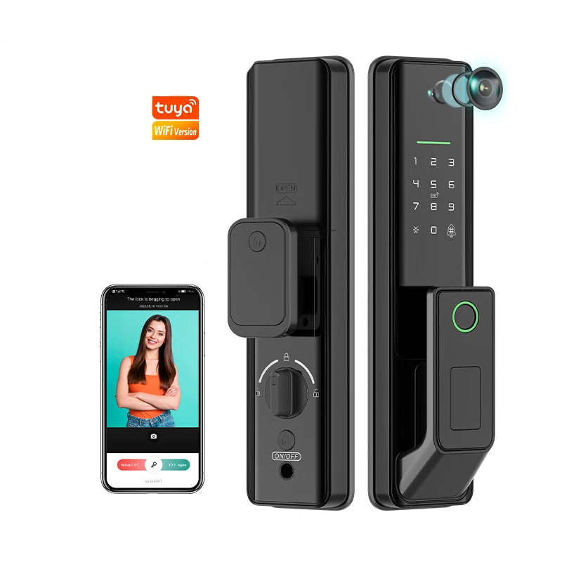 Elektronisches Türschloss Mit Kamera