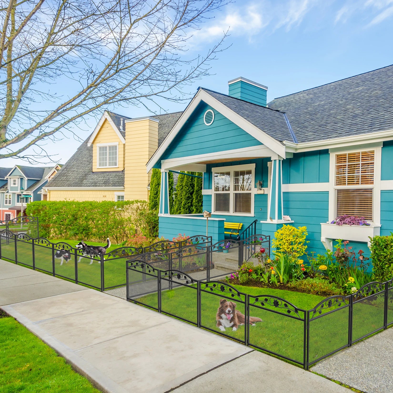 Design Gartenzaun Metall