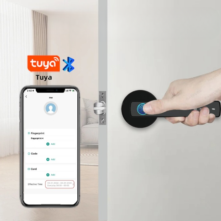 Biometrisches Türschloss Haustür