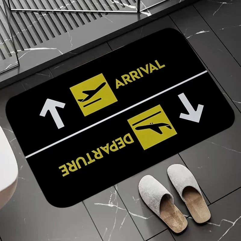 Fussmatte Arrival Departure