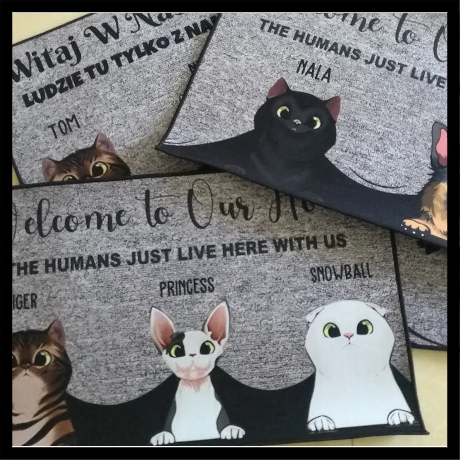Fußmatte Katzen Personalisiert