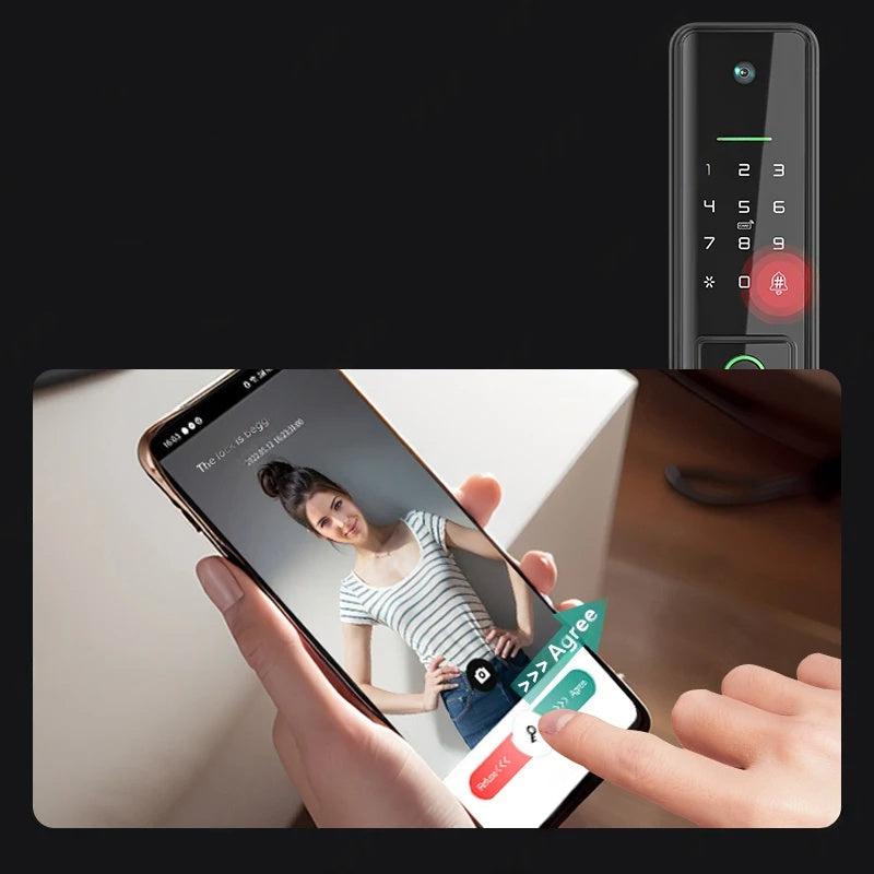 Elektronisches Türschloss mit Kamera