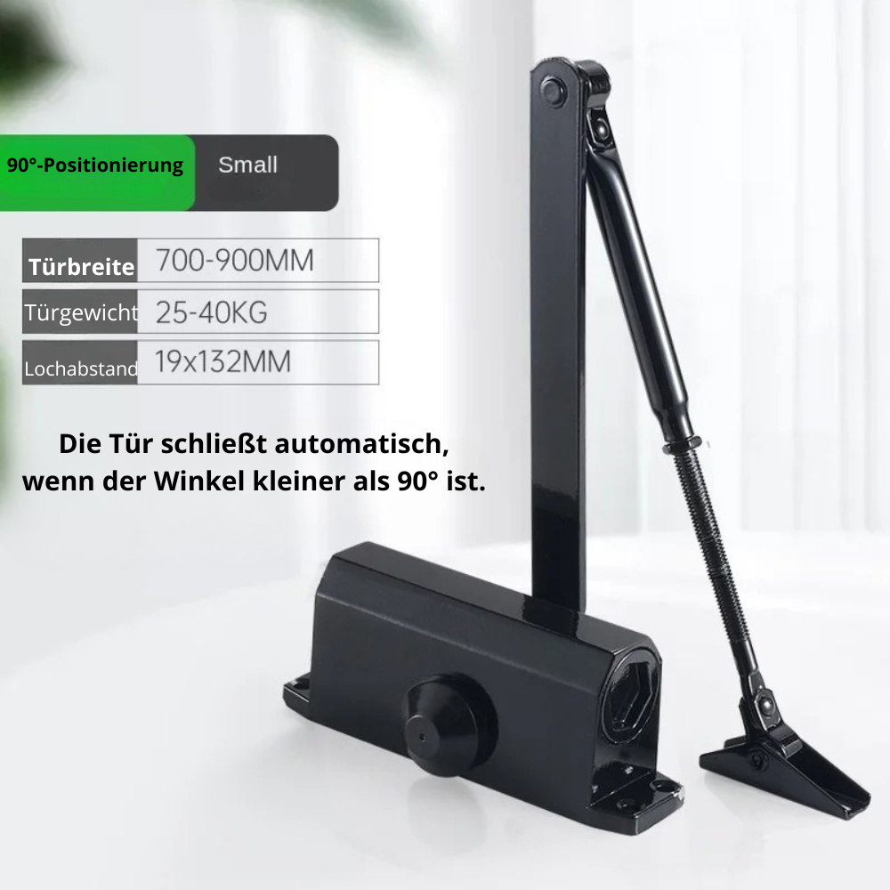 Türschließer mit Feststellfunktion