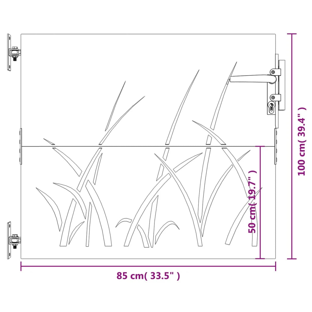 Gartentor 85 cm Breit