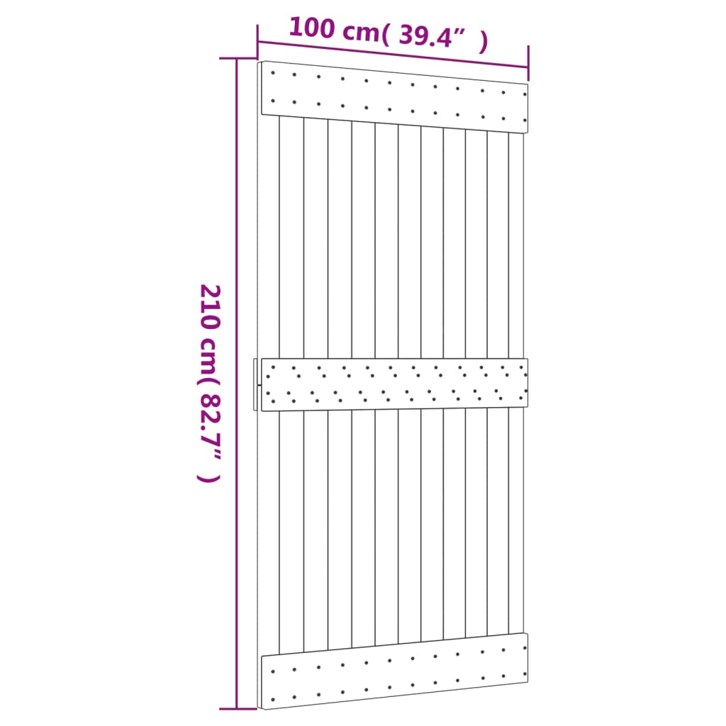 Schiebetür 100 cm Breit