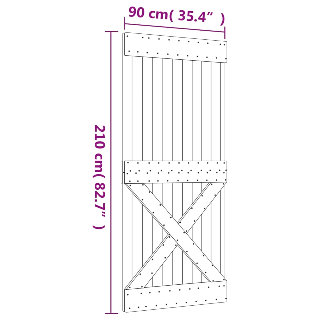 Schiebetür 210 cm Hoch