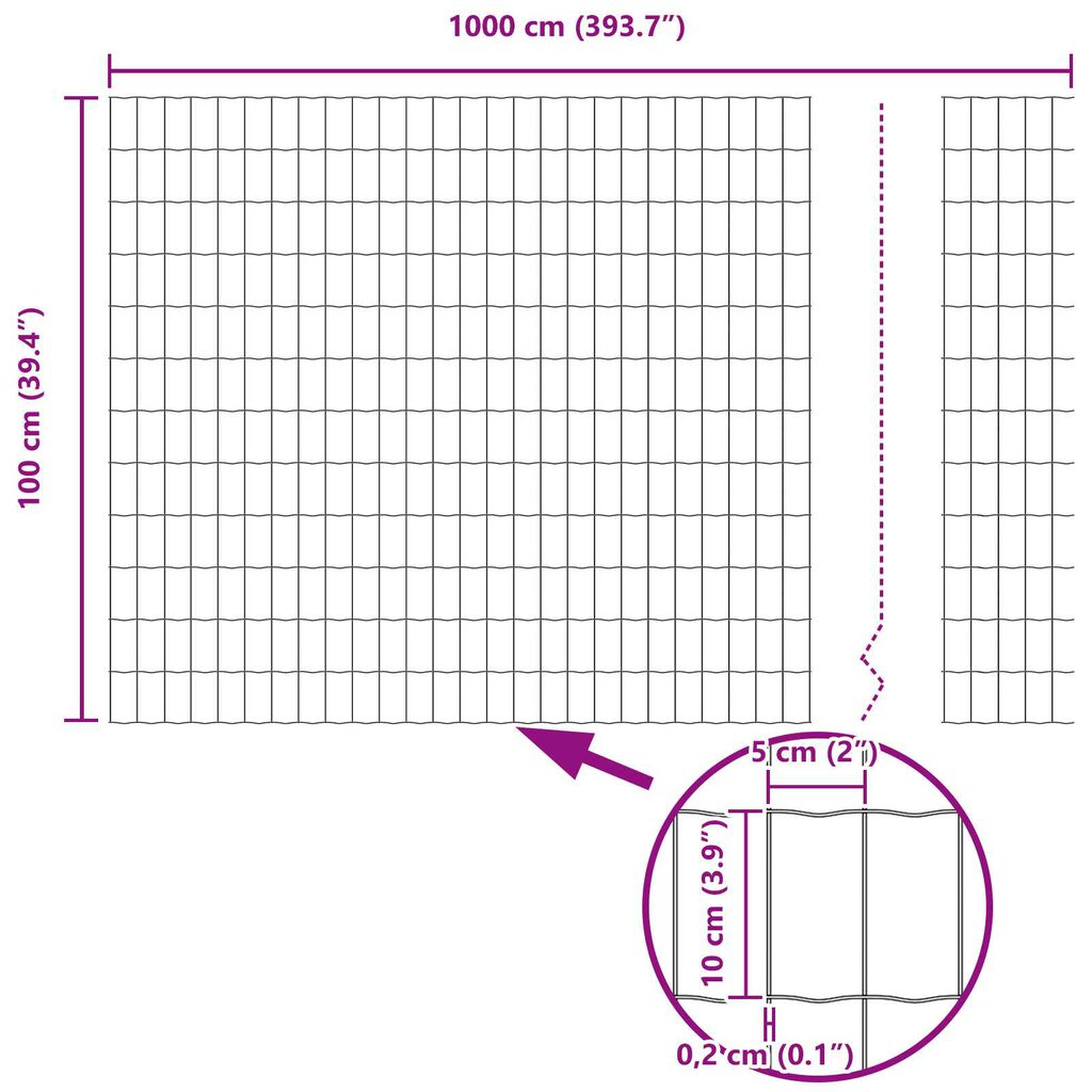 Gartenzaun Engmaschig