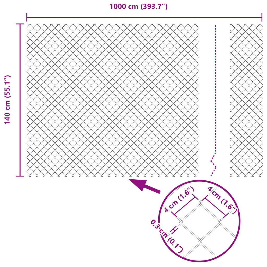 Gartenzaun Drahtgitter Grün