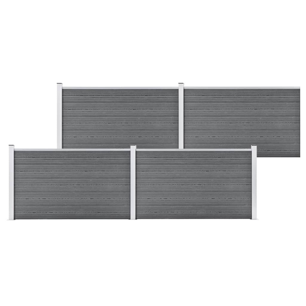 Gartenzaun Wpc Grau