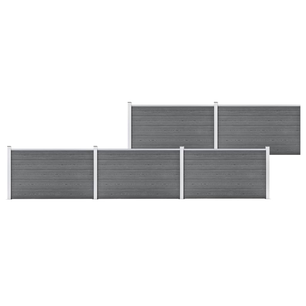 Gartenzaun Wpc Grau