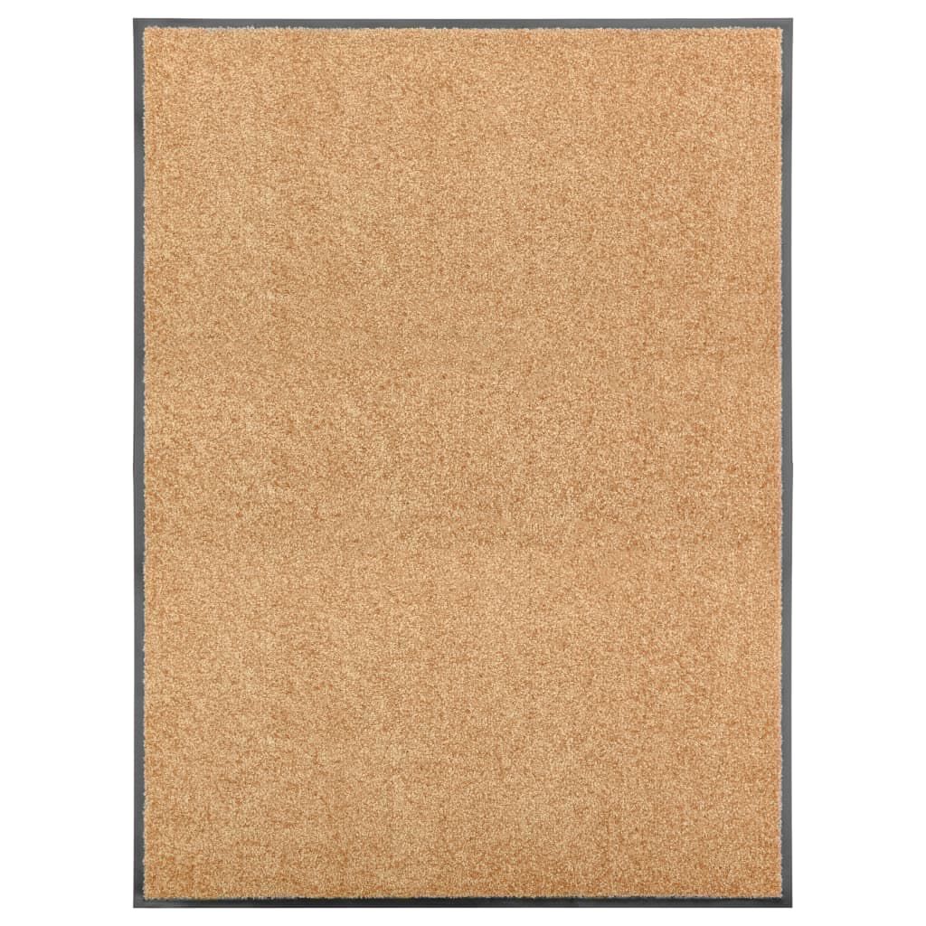 Fußmatte Beige Waschbar
