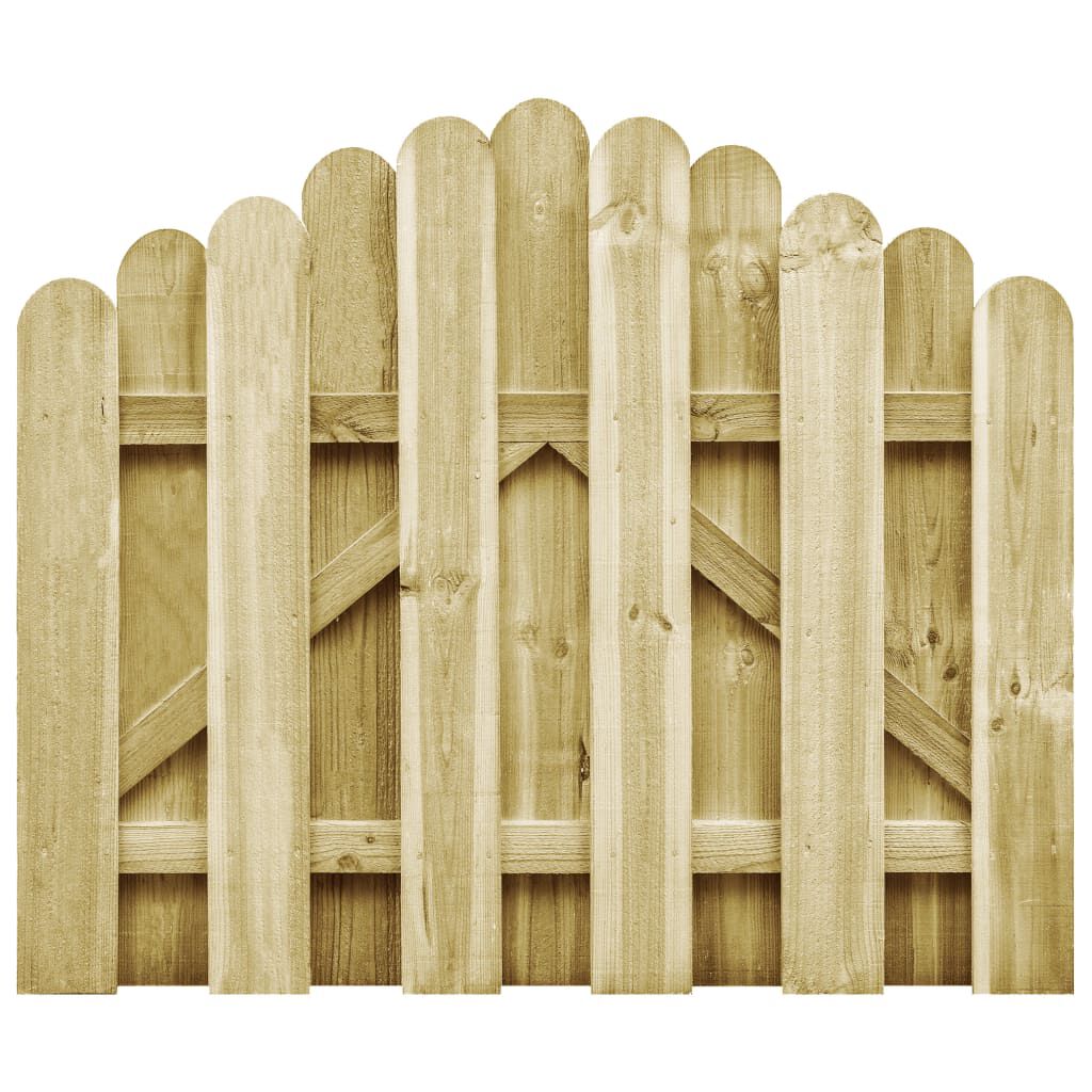 Gartentor Rundbogen Holz