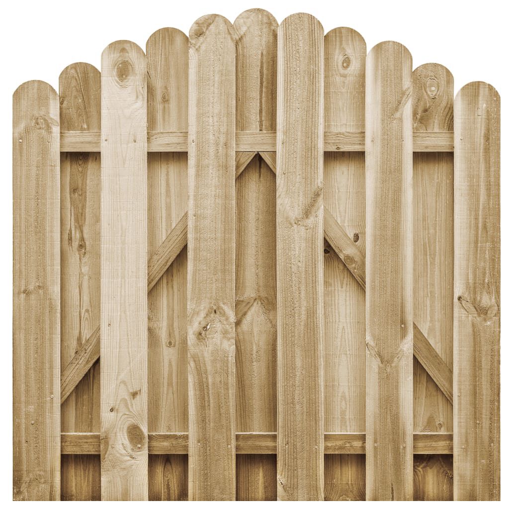 Gartentor Rundbogen holz