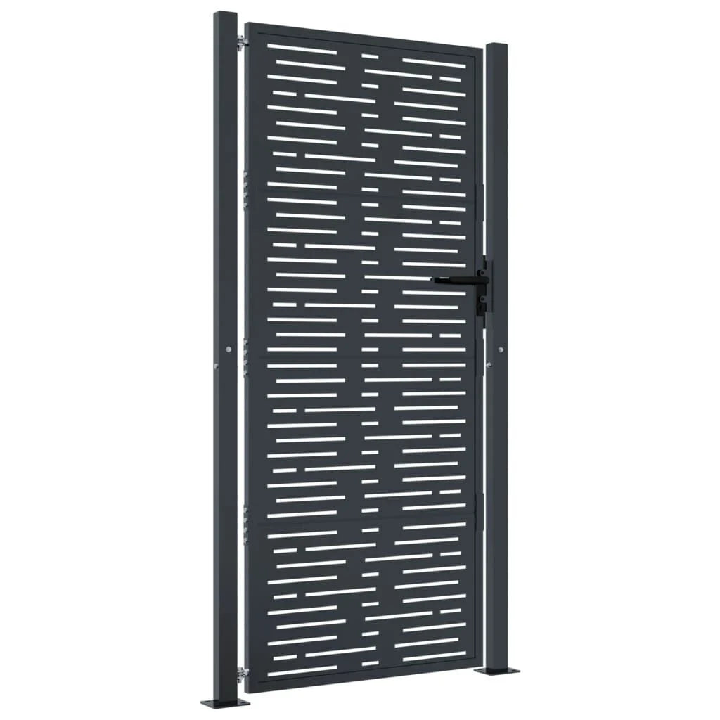 Gartentor anthrazit 180 hoch