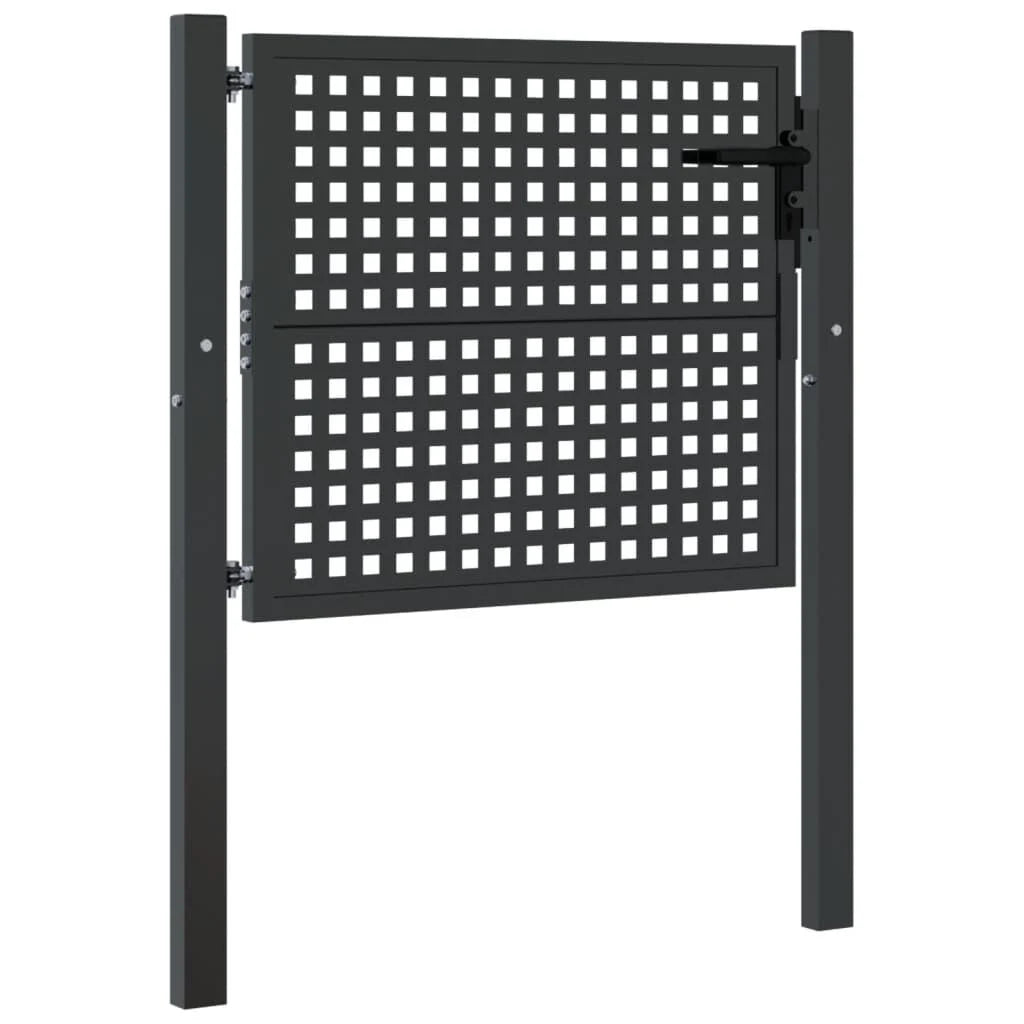 Gartentor Metall mit Pfosten