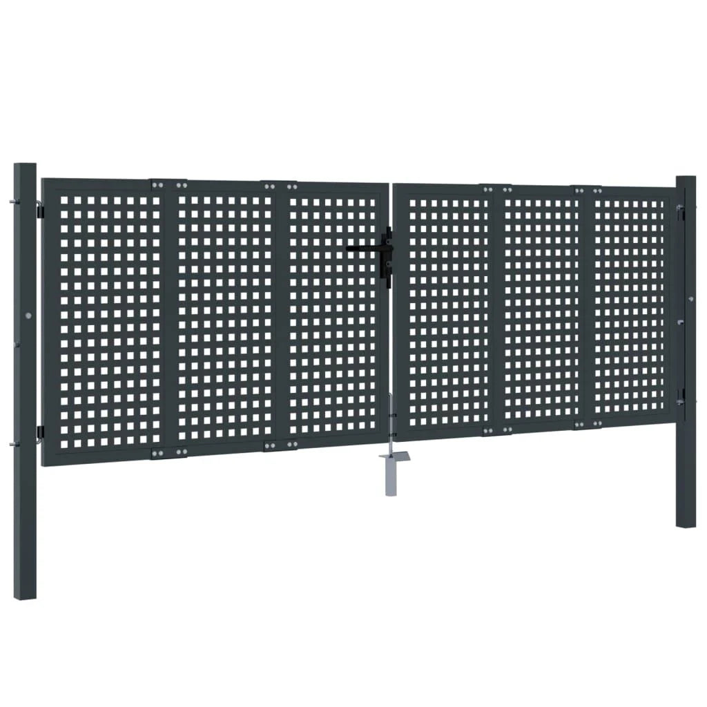 gartentor 3 meter breit anthrazit