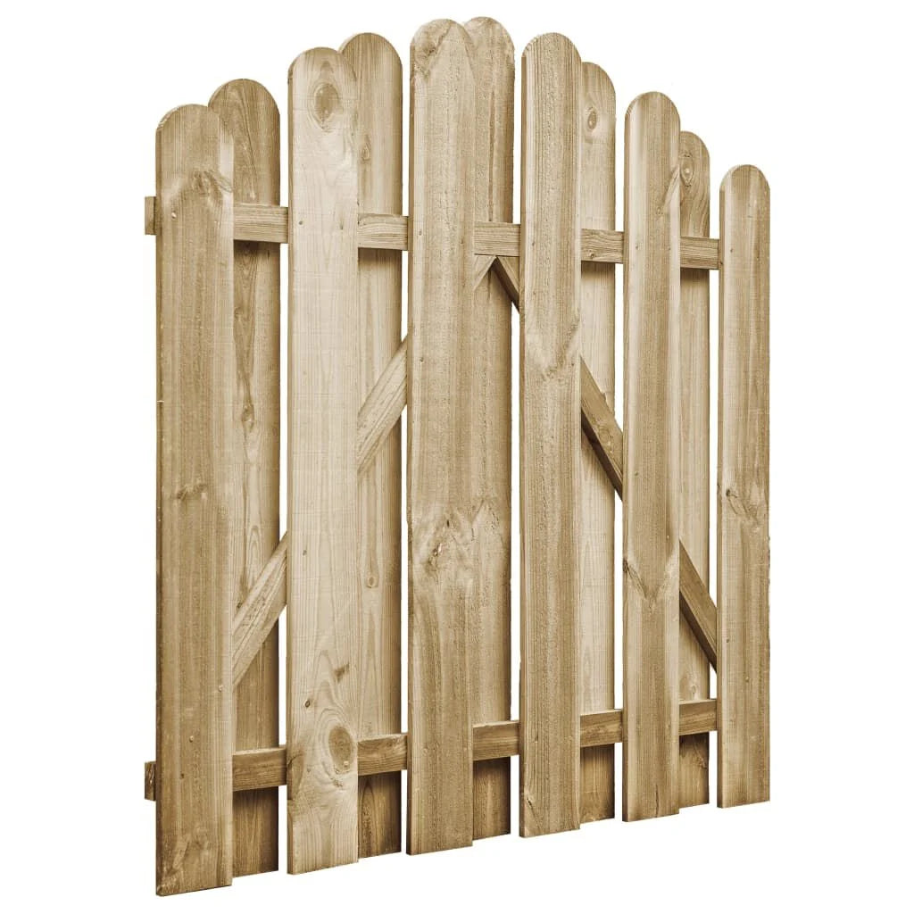 Gartentor Rundbogen Holz