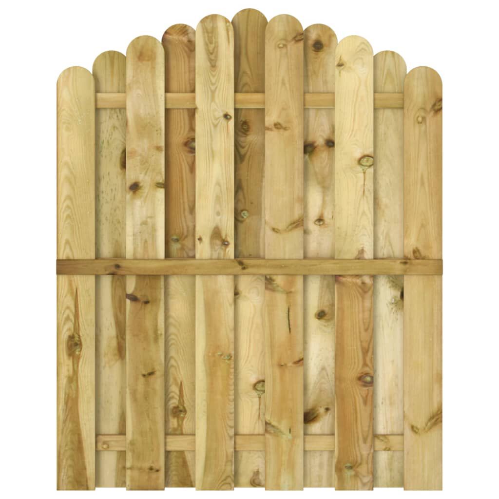 Gartentor Rundbogen Holz