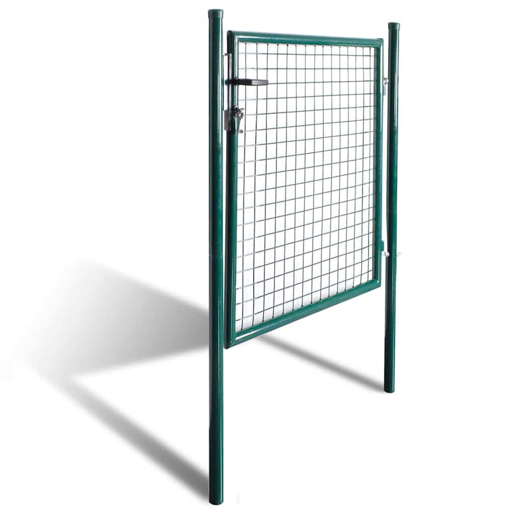 Gartentor grün metall