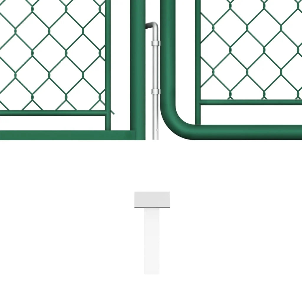 Gartentor 2 Flügelig Asymmetrisch