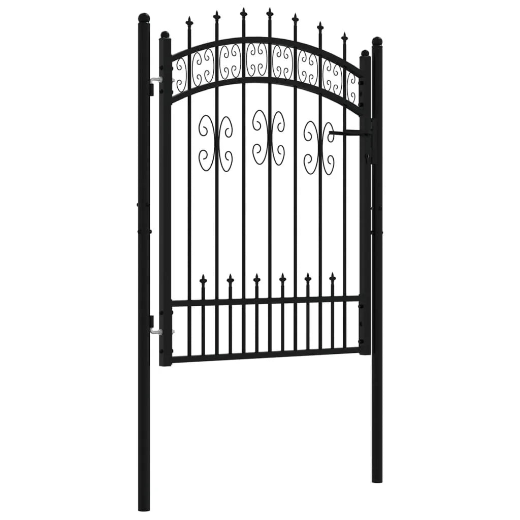 Gartentor 125 cm Hoch Anthrazit