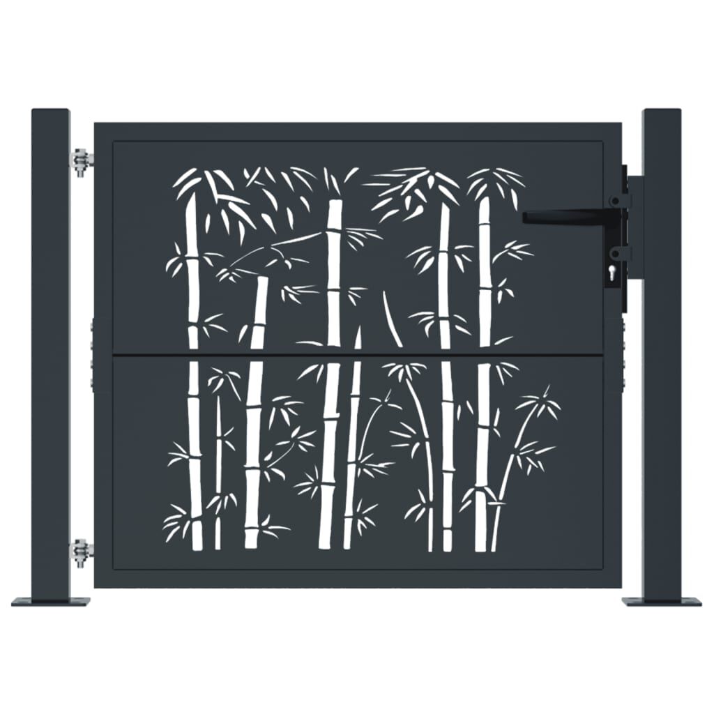 Gartentor 80 cm hoch anthrazit