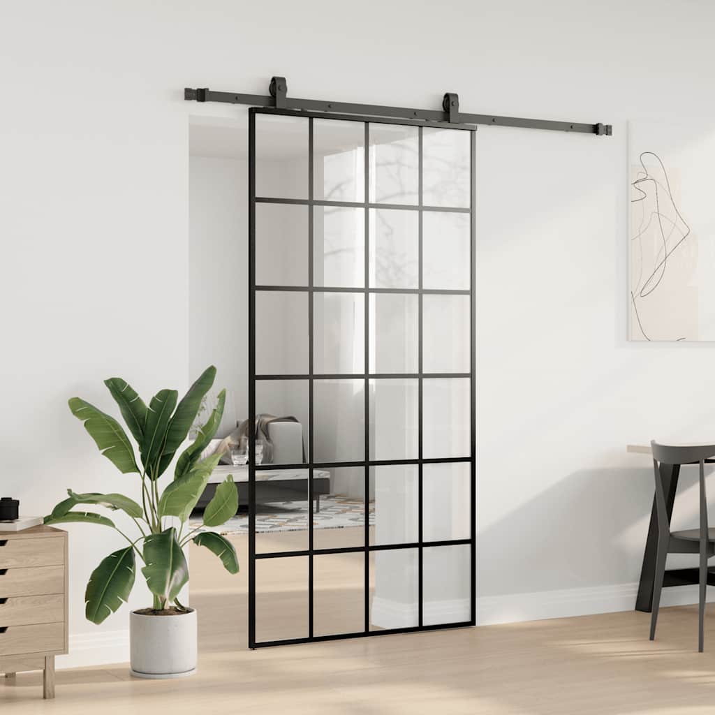 Schiebetür glas modern