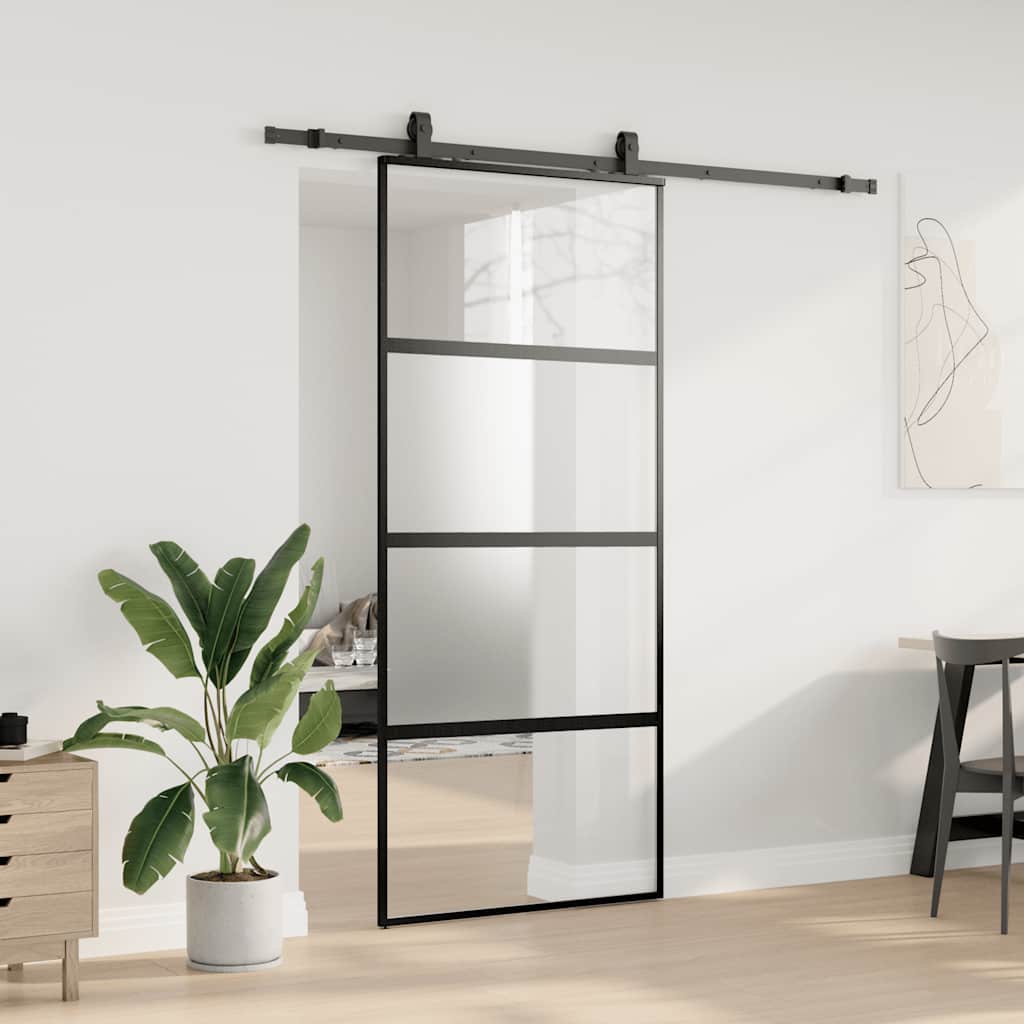 Loft Schiebetur Schwarz