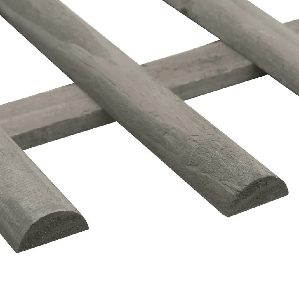 Gartenzaun Holz Grau