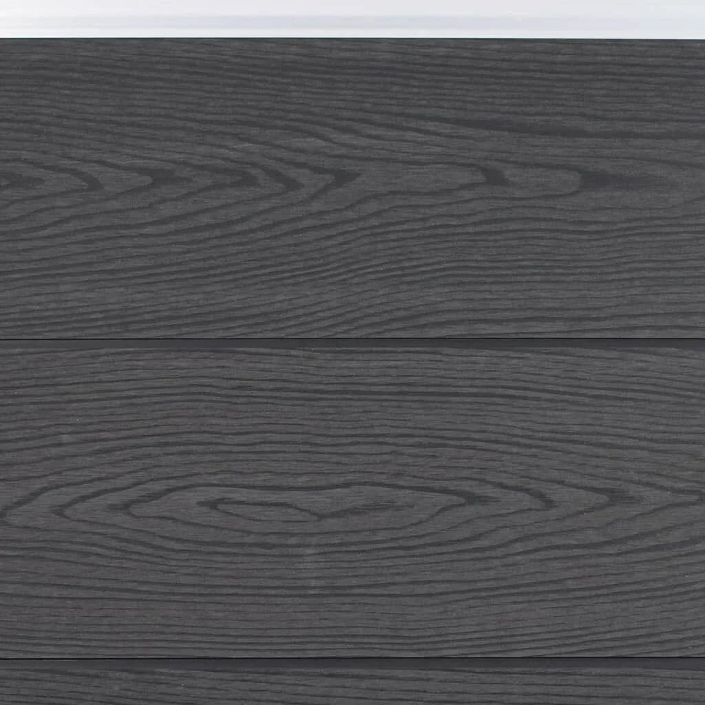 Gartenzaun Kunststoff Anthrazit