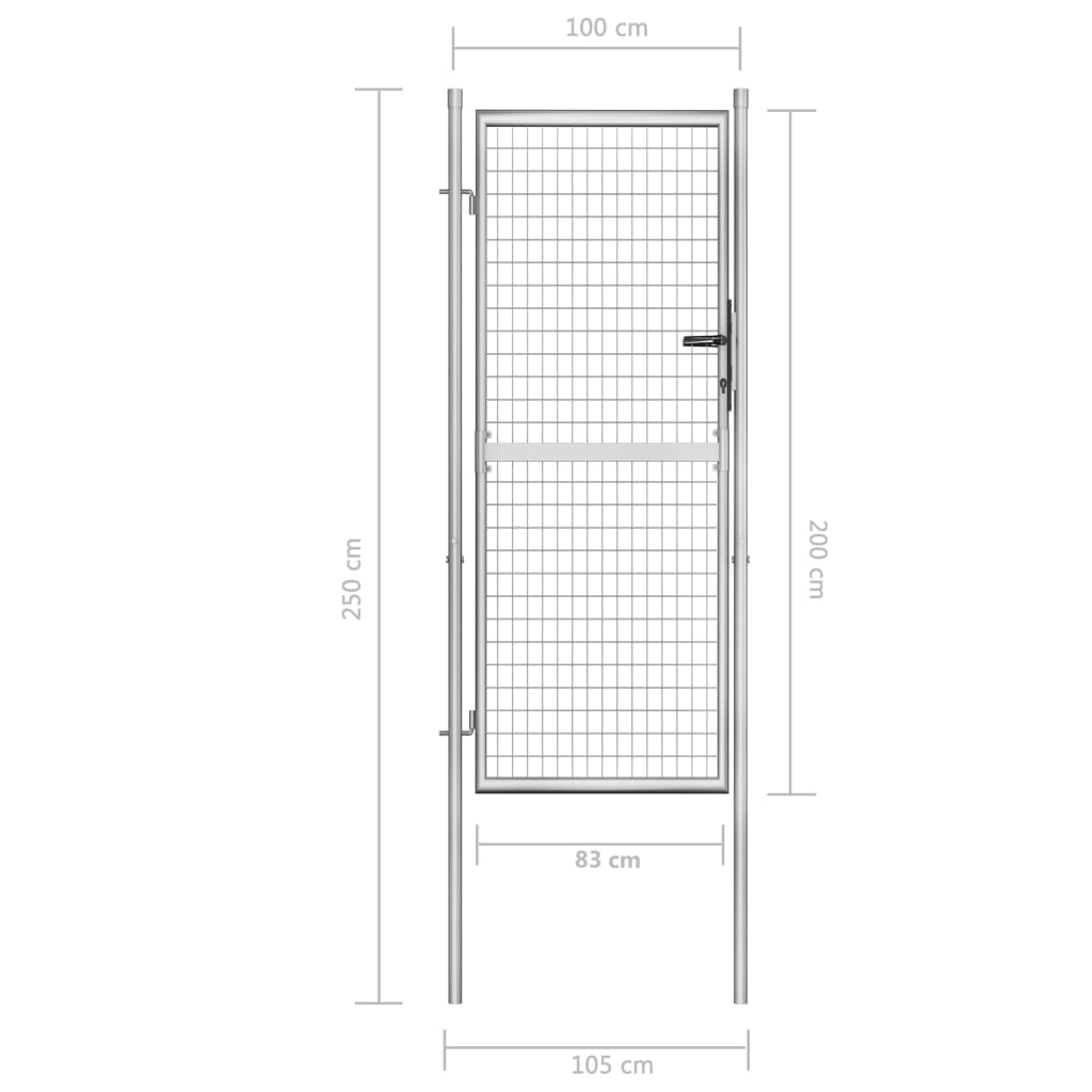Gartentor 250 Hoch