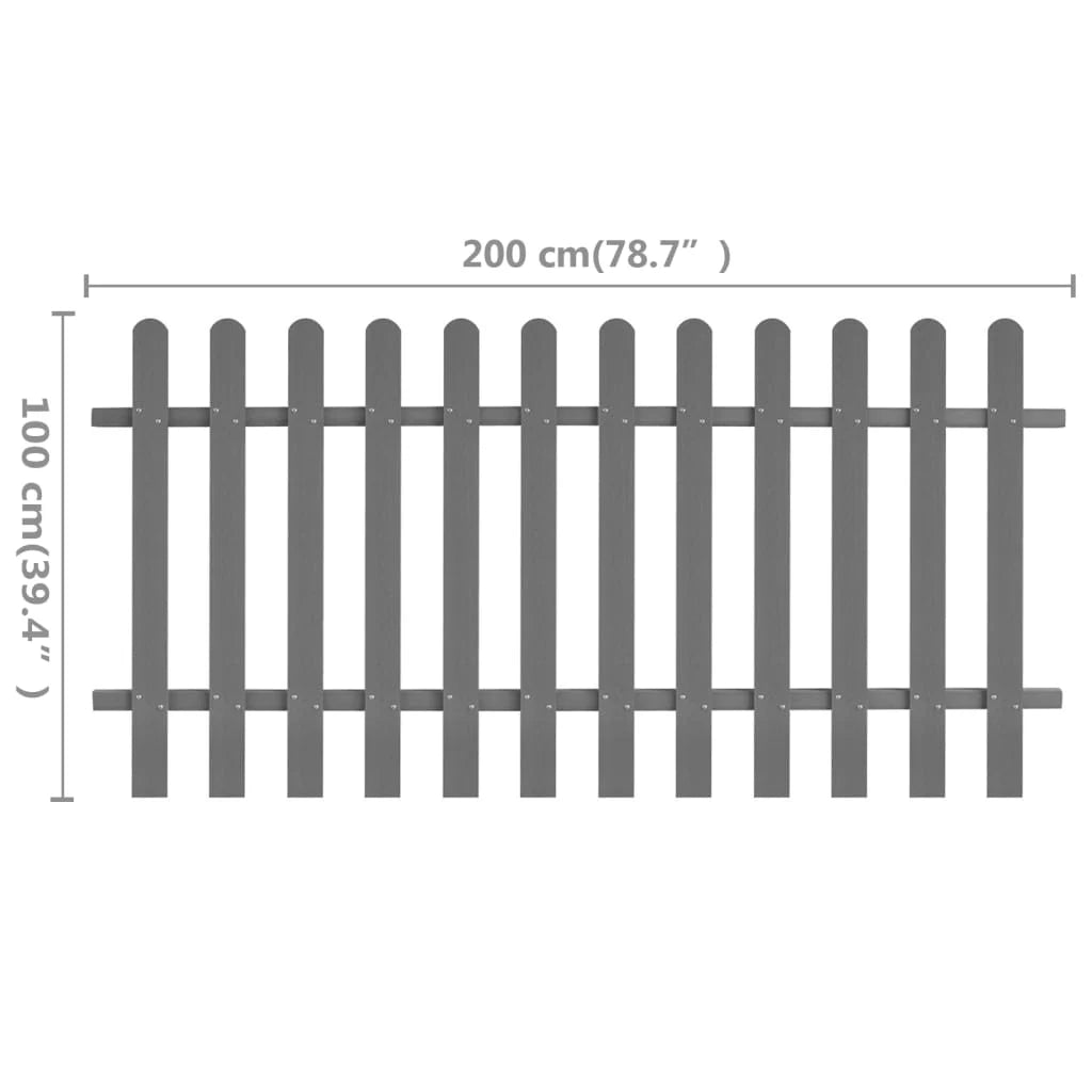 Gartenzaun 1 m Hoch Holz