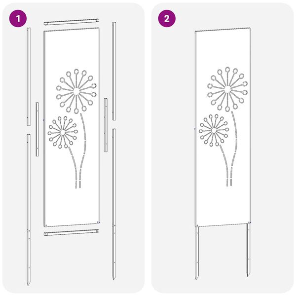 Metall Sichtschutz Garten