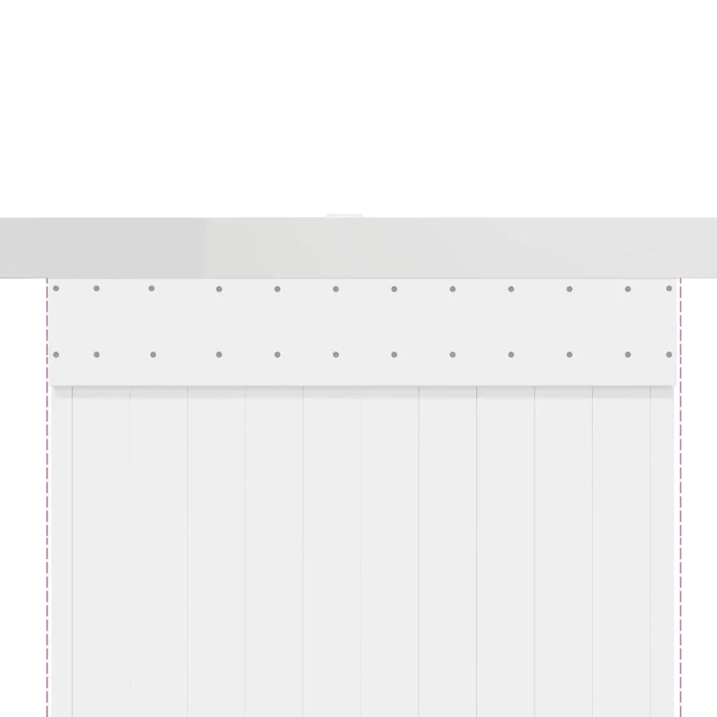 Weiße Schiene für Schiebetür