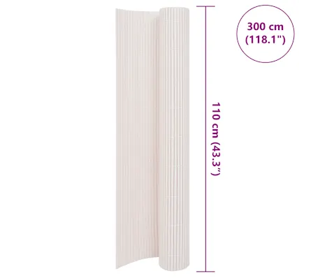 Kunststoff Sichtschutz Weiss