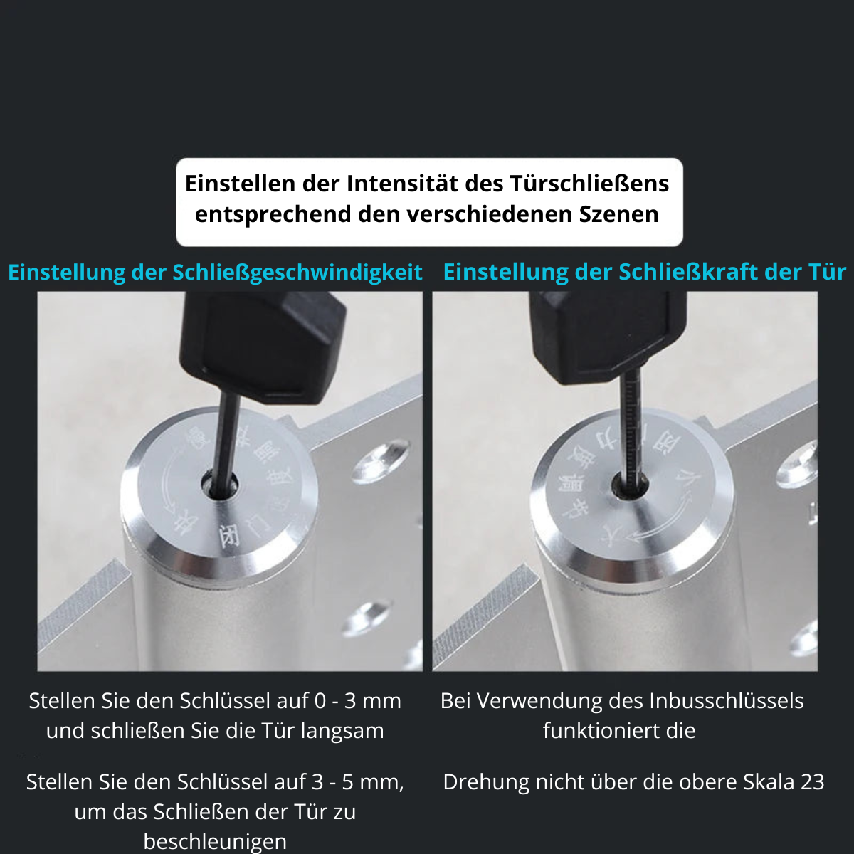 Scharnier Türschließer