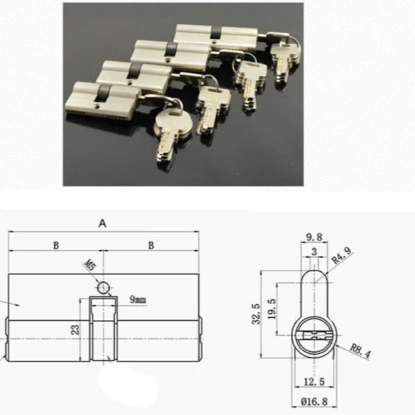 Doppelzylinder Türschloss
