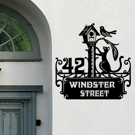 Lustige Namensschilder Haustür