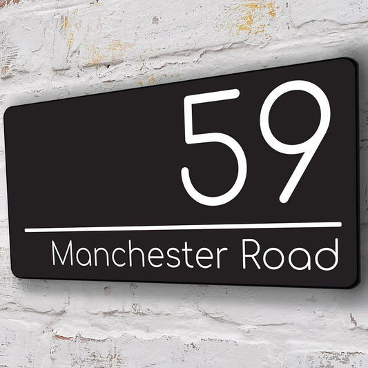 Namensschild Haustür Groß